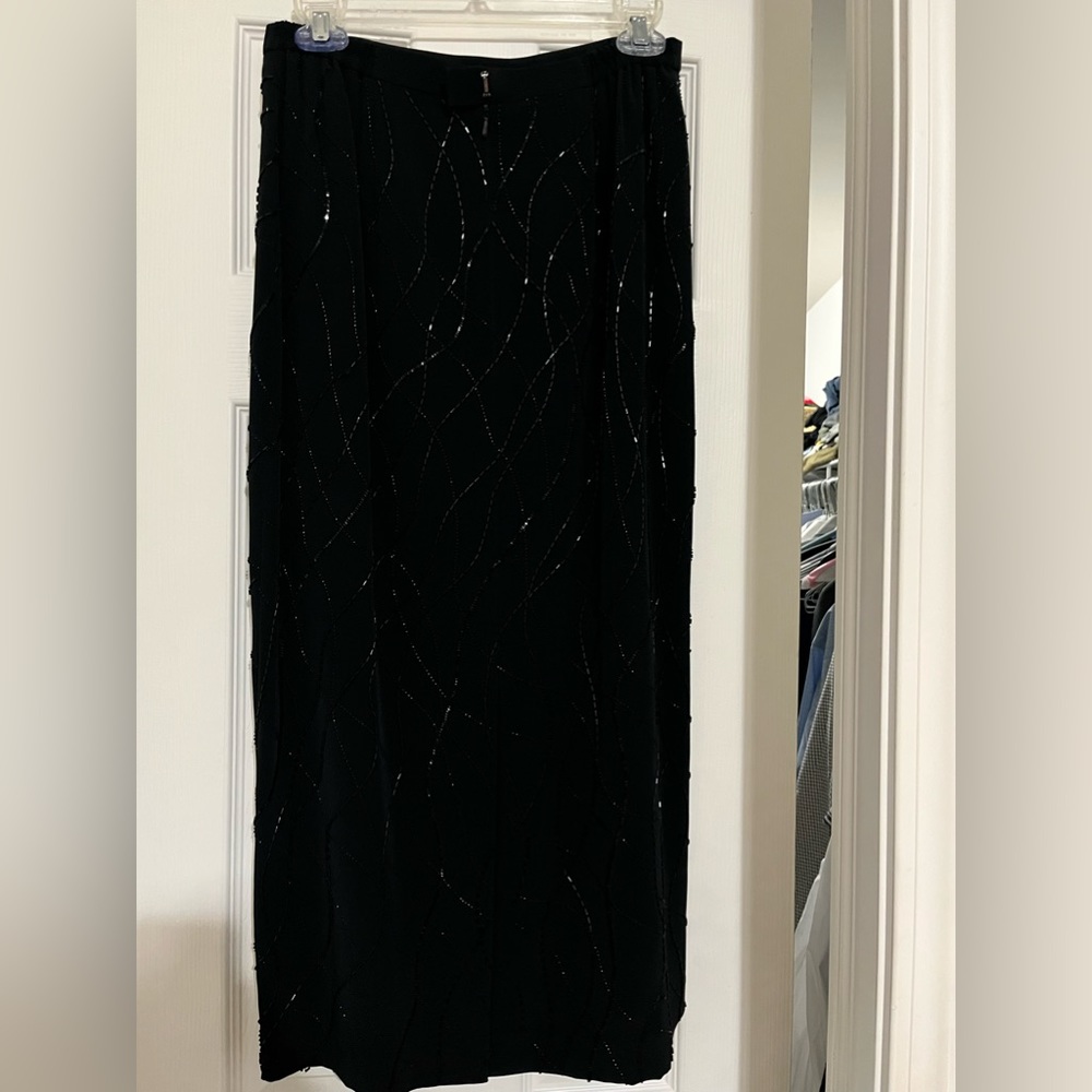 black sequin shirt